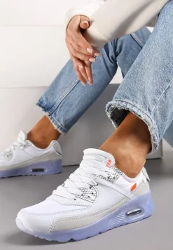 Biało-Liliowe Buty Sportowe Irinyxih