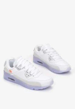 Biało-Liliowe Buty Sportowe Irinyxih