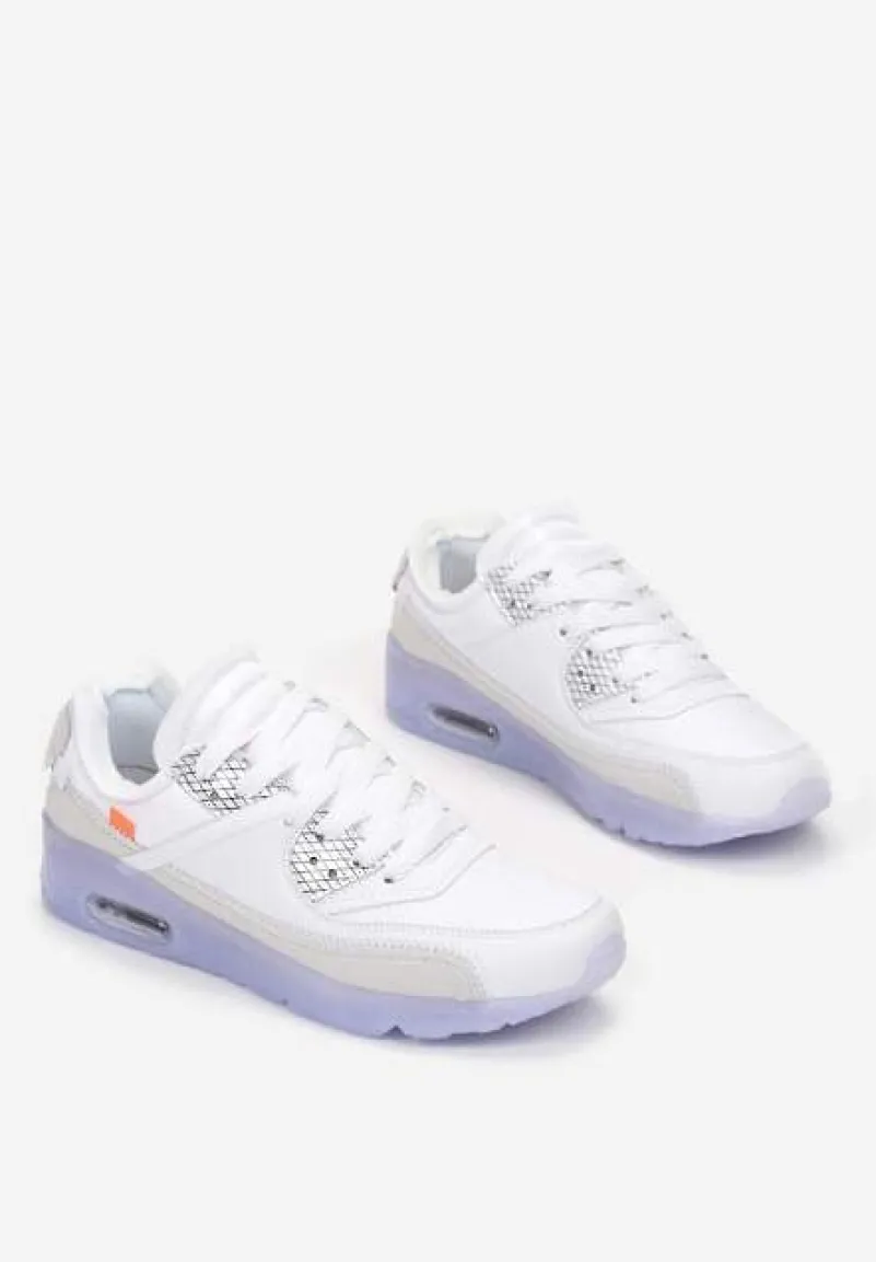 Biało-Liliowe Buty Sportowe Irinyxih