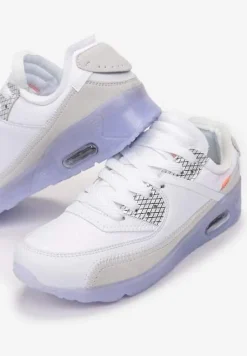 Biało-Liliowe Buty Sportowe Irinyxih