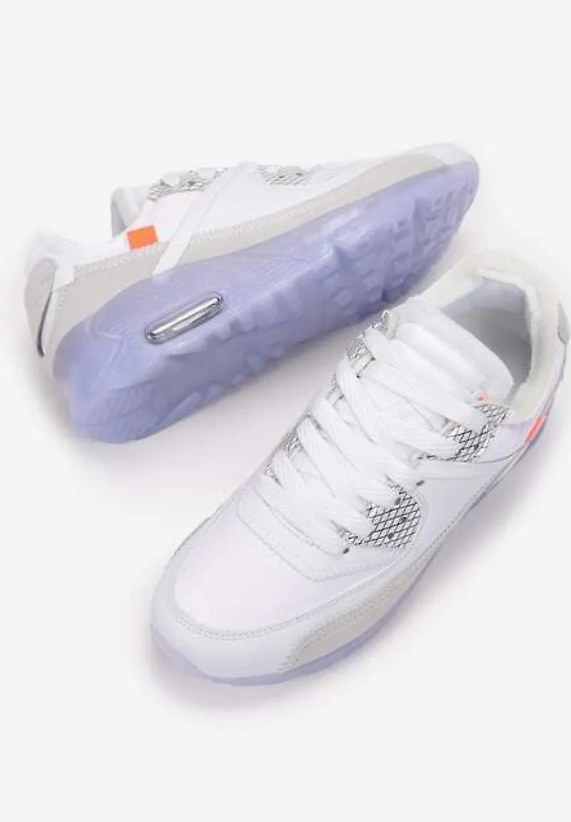Biało-Liliowe Buty Sportowe Irinyxih