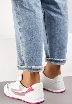 Biało-Różowe Buty Sportowe Regines