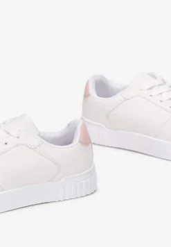 Biało-Różowe Sneakersy Amathanassa