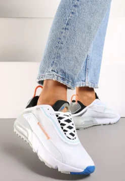 Biało-Szare Sneakersy Azama