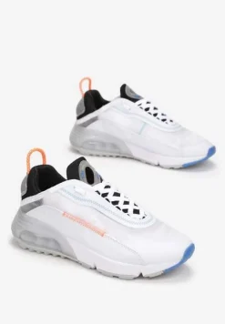 Biało-Szare Sneakersy Azama