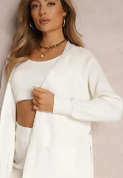 Biały 2-częściowy Komplet z Wiskozy Bonne