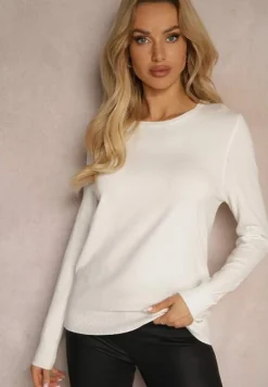 Biały Sweter o Klasycznym Kroju Irilians