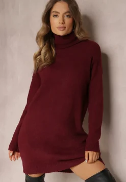 Bordowa Sukienka Milana