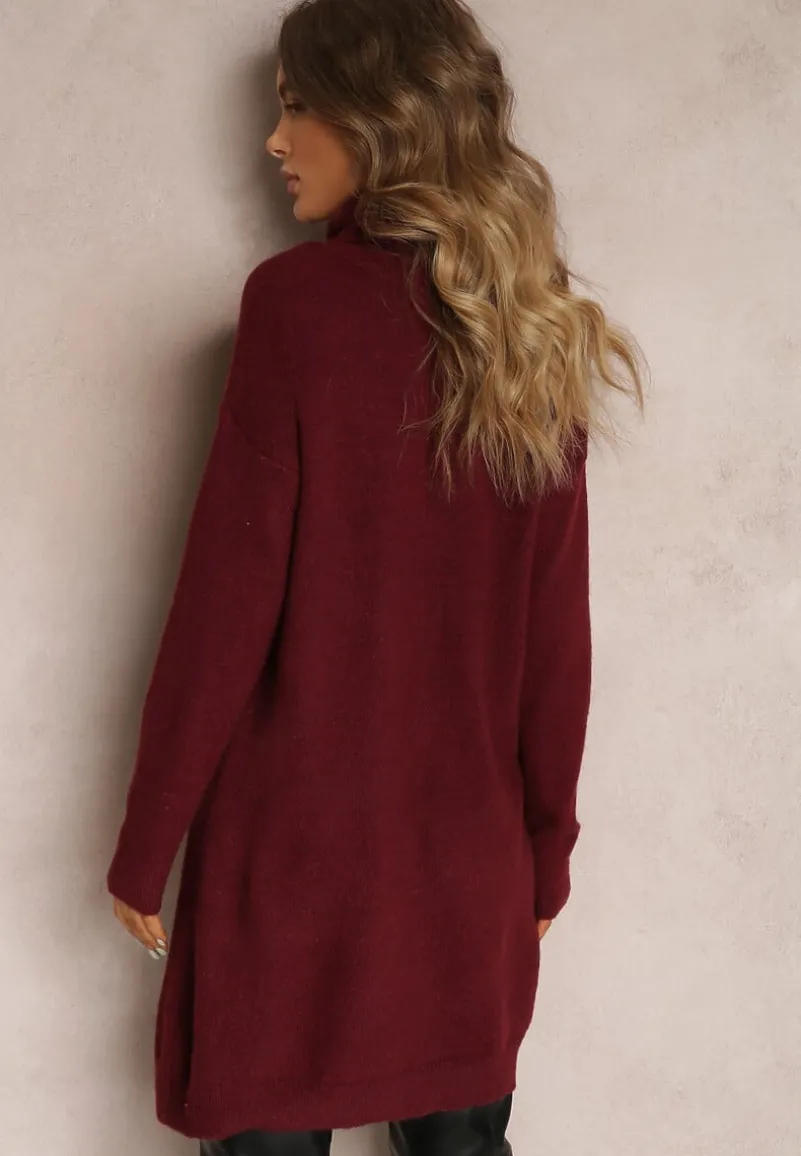 Bordowa Sukienka Milana