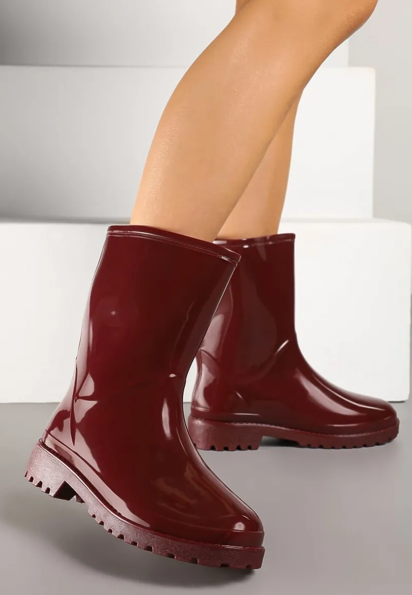 Bordowe Kalosze w Klasycznym Stylu Orrilene