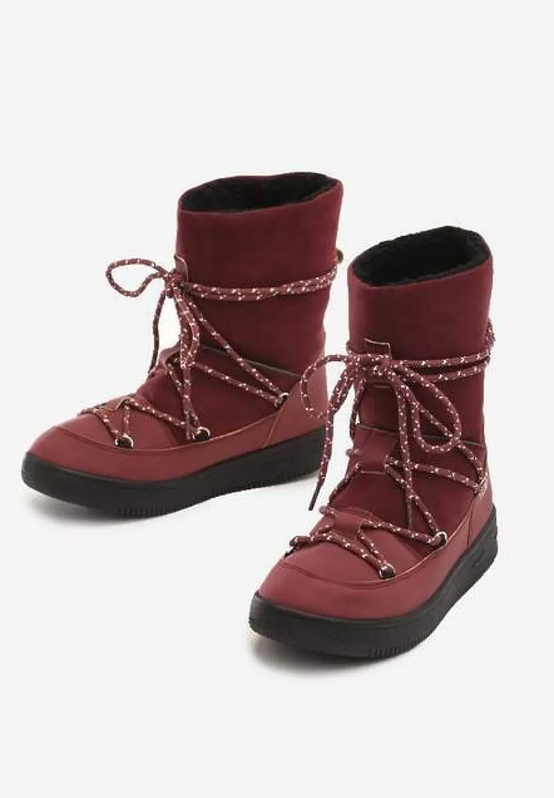 Bordowe Śniegowce Night Magic