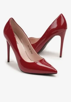 Bordowe Szpilki Cassildi