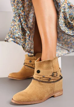 Brązowe Botki Liani