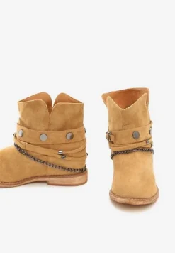 Brązowe Botki Liani