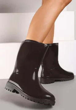 Brązowe Kalosze Gumowe Mardia