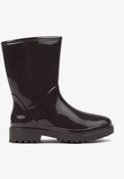 Brązowe Kalosze Gumowe Mardia