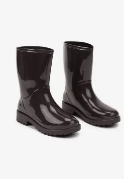 Brązowe Kalosze Gumowe Mardia