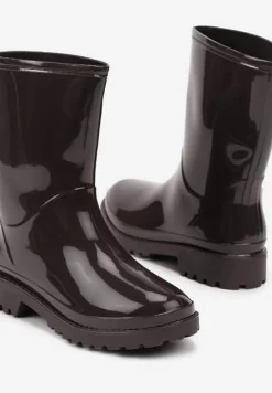 Brązowe Kalosze Gumowe Mardia