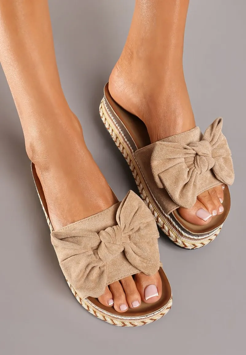 Brązowe Klapki Basista