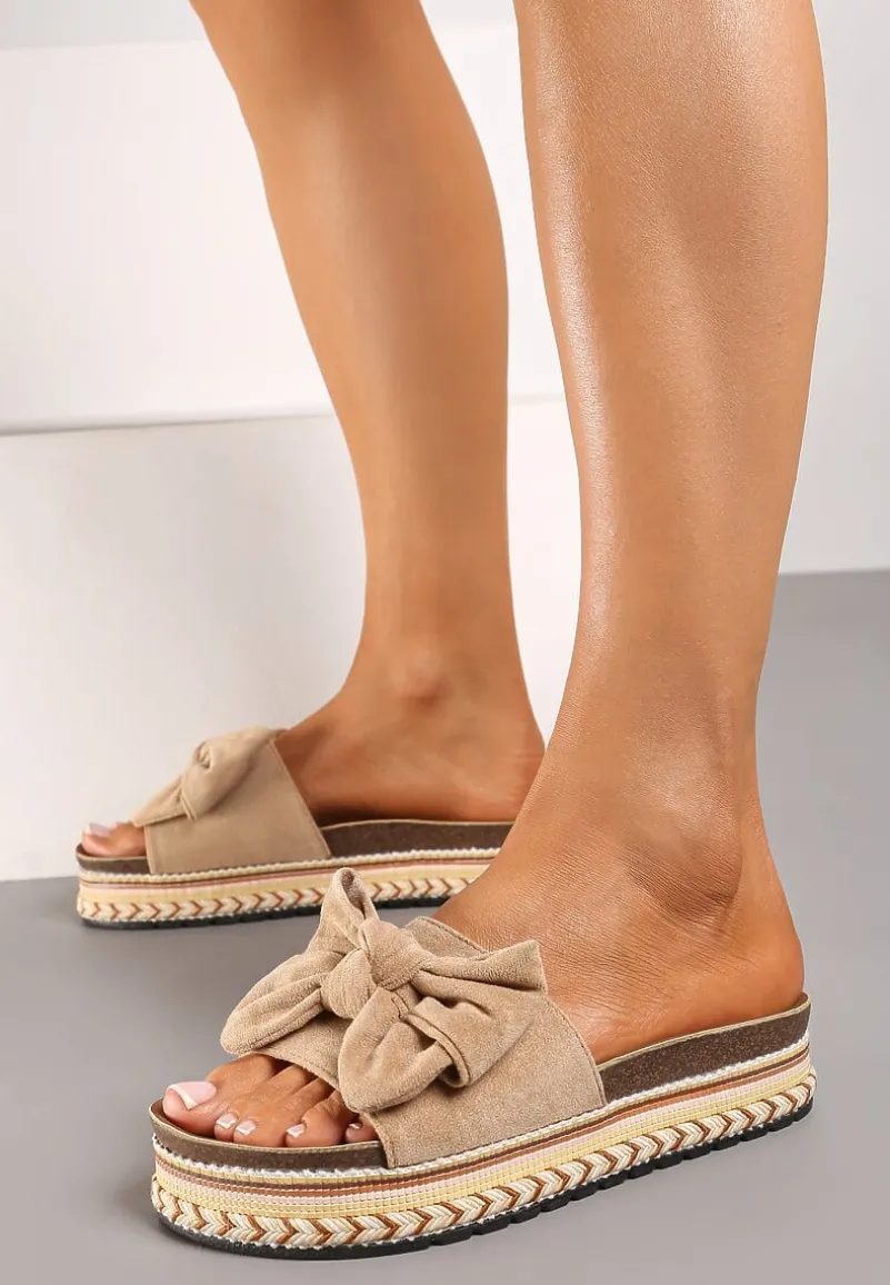 Brązowe Klapki Basista