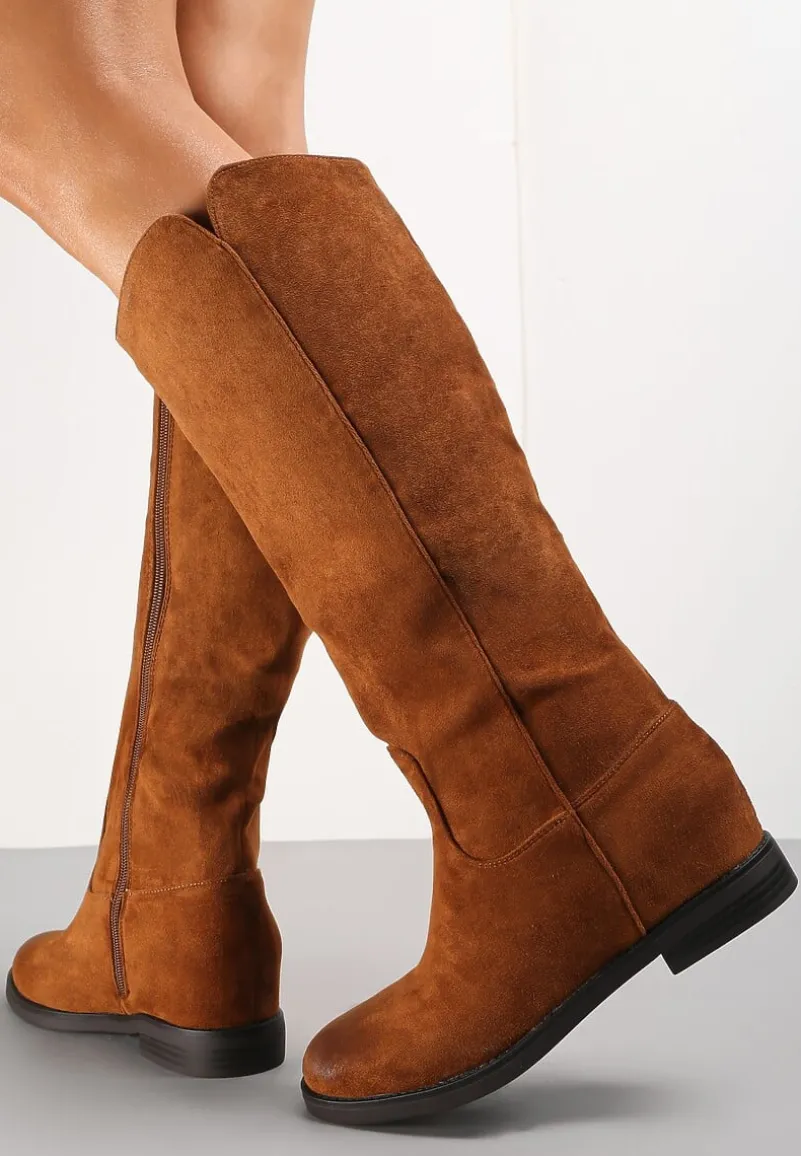 Brązowe Kozaki Astona