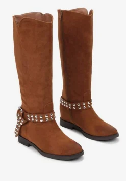 Brązowe Kozaki Astona