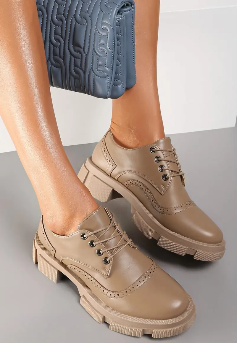 Brązowe Półbuty Actice