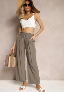 Brązowe Spodnie Karrill