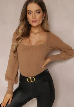 Brązowy Sweter Oranrad