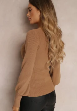 Brązowy Sweter Oranrad