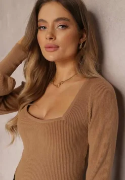 Brązowy Sweter Oranrad