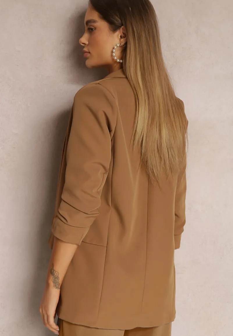 Ciemnobeżowa Marynarka Rhenona