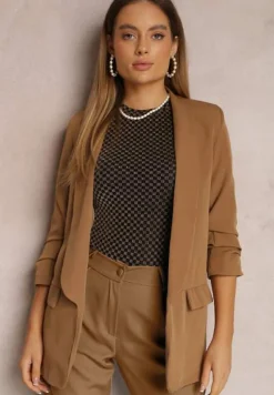 Ciemnobeżowa Marynarka Rhenona