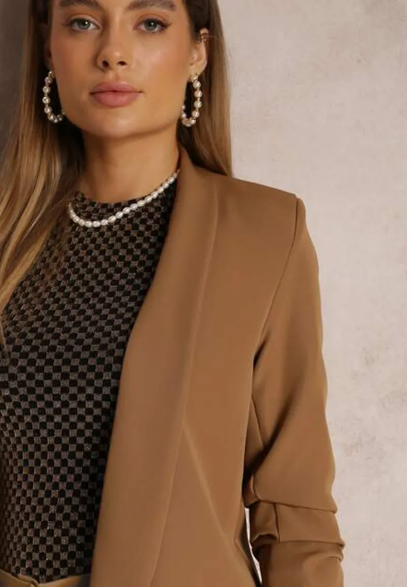 Ciemnobeżowa Marynarka Rhenona