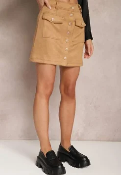 Ciemnobeżowa Spódnica Chloreis