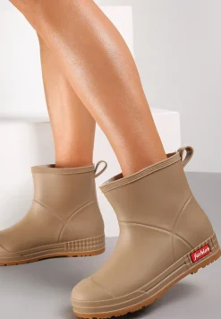 Ciemnobeżowe Kalosze Hyrmothoe