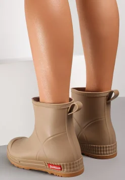 Ciemnobeżowe Kalosze Hyrmothoe