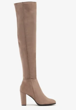 Ciemnobeżowe Kozaki Magic Balls