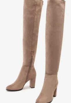 Ciemnobeżowe Kozaki Magic Balls