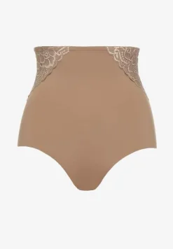 Ciemnobeżowe Majtki Modelujące High Waist Savirolle