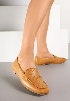 Ciemnobeżowe Mokasyny Sireviane