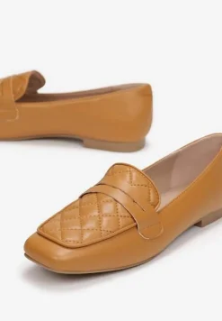 Ciemnobeżowe Mokasyny Sireviane