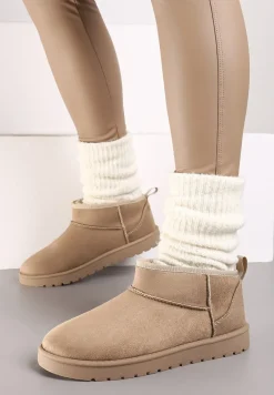 Ciemnobeżowe Śniegowce Antelaia