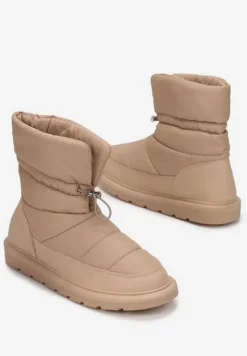 Ciemnobeżowe Śniegowce Leonard