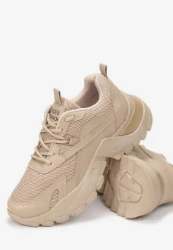 Ciemnobeżowe Sneakersy Dorameia