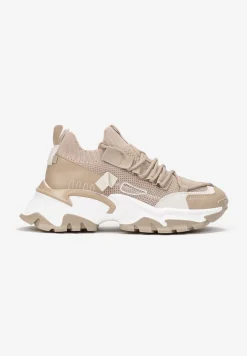 Ciemnobeżowe Sneakersy Kharena