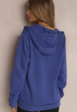 Ciemnoniebieska Bluza z Kapturem Harasphei