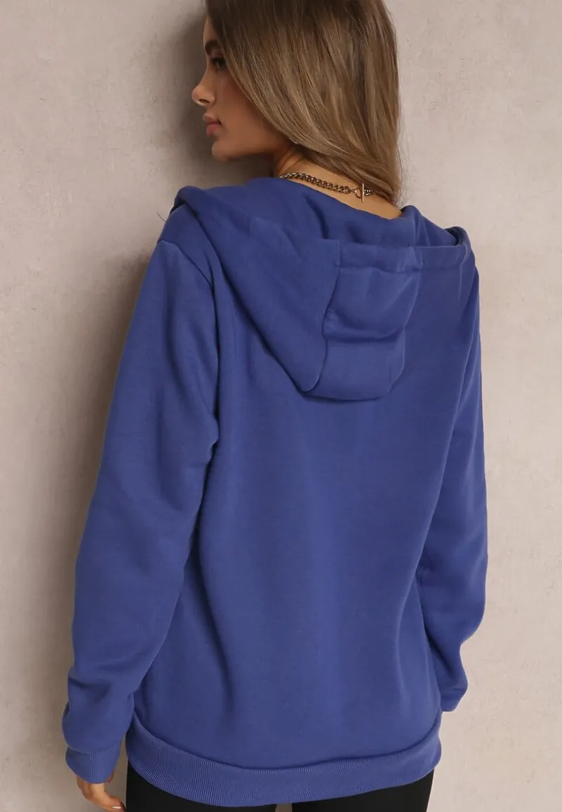 Ciemnoniebieska Bluza z Kapturem Harasphei