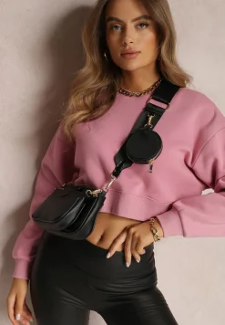 Ciemnoróżowa Bluza Oversize Khadimat