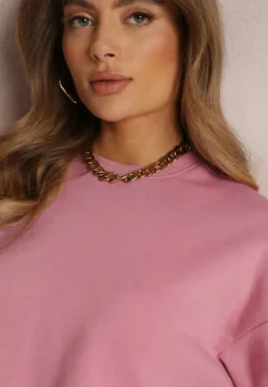 Ciemnoróżowa Bluza Oversize Khadimat
